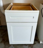 Base Cabinet w/ Drawer & Storage, White, NEW, See Images for Measurements