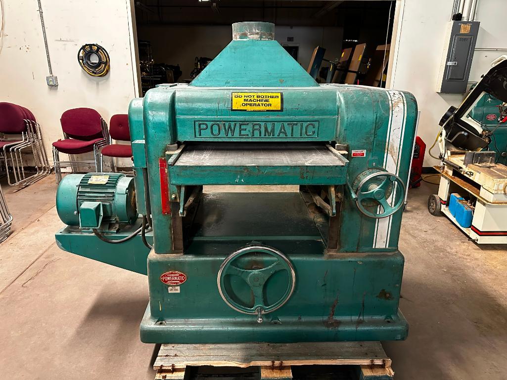Powermatic Planer Model 225 Proxibid