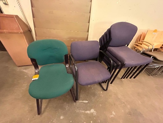Lot of 7 Assorted Chairs