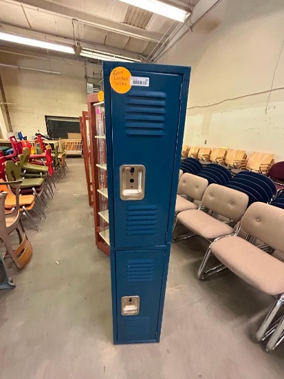 Lyon 2-Person Locker in Blue, 12" x 12" x 60"