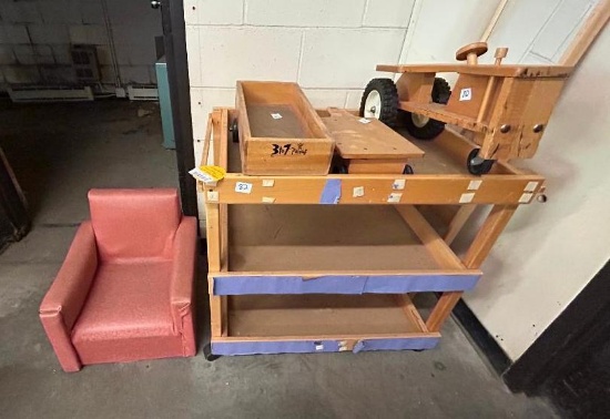 Wooden Toys, Changing Table & Kid's Sofa