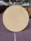 White Top w/ Blue Trim Round Table 60