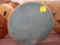 Green Top Wood Round Table w/ Wooden Legs 48
