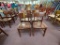 (4) Dark Wood Kitchen Dining Chairs 18