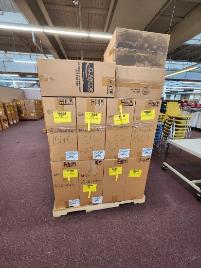 (20) Boxes of Air Filters, Pleated Merv 8, 16 3/4" x 23 3/4" x 1", 12 Each
