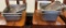3 Half Size Steam Pans w/ Lids, 2 Half Size False Bottom Steam Pans w/ Lids