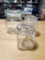 9 Glass Canisters w/ Lids