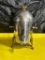 Tomlinson Ornate Stainless Steel or Plate Silver Drink / Coffee Urn w/ Stand