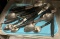 Tray of Various Serving Spoons