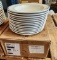 25 Count, 11in Pasta Bowls, Black Band, Homer Laughlin, No. 3801557