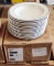 25 Count, 11in Pasta Bowls, Black Band, Homer Laughlin, No. 3801557