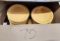 75 Count, Thunder Group No. 107YW - 7-1/4in Melamine Round Plates NSF