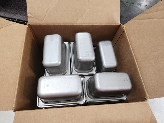 40 Count, NSF Browne 18/8 Stainless Steel - 1/9 Size Steam Table Pans