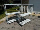NSF Restaurant Shelving Units, 63in H, 14in D, 56in/48in W