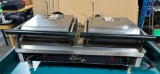 Star Mfg. Grill Express GX20IG Double Sandwich Grill - 20in Wide - Grooved & Smooth Platens - 208v