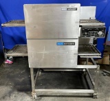 Lincoln Impinger II Advantage Conveyor Stack Ovens on Base - Model 1131 w/ Manual & Extra Motor