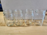 Lot of 12 Mason Jar Style Drinking Glasses