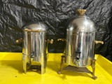 Lot of 2, Stainless Steel Beverage Dispensers