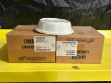 2 Cases of 12 (24 Total) Cambro Camcover Versa 10-5/16in Ivory Plate Covers