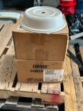 2 Cases of 12 (24 Total) Cambro Camcover Versa 10-5/16in Ivory Plate Covers