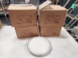 5 Cases of 12 (60 Count) Homer Laughlin 10-1/2in China Plates w/ Black Band