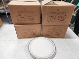5 Cases of 12 (60 Count) Homer Laughlin 10-1/2in China Plates w/ Black Band
