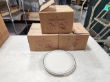 5 Cases of 12 (60 Count) Homer Laughlin 10-1/2in China Plates w/ Black Band