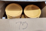 75 Count, Thunder Group No. 107YW - 7-1/4in Melamine Round Plates NSF
