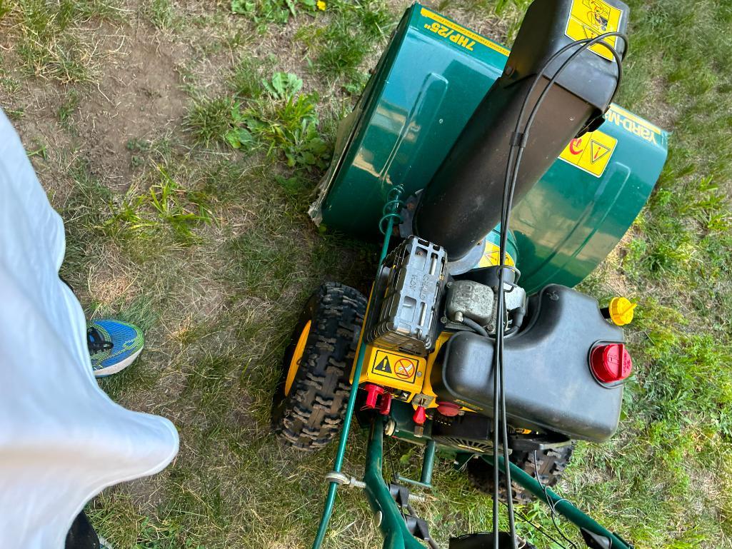 Yardman by MTD 2 Stage Snow Blower 7HP 25in Proxibid