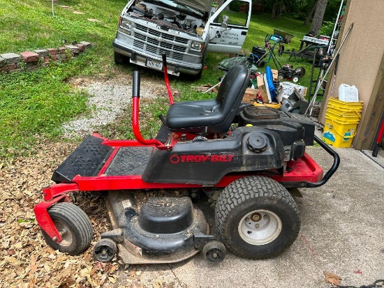 Troy-Bilt Mustang RZT Zero Turn Mower, 342 Hours, Kohler Courage 22HP Gas Engine, 50in Deck