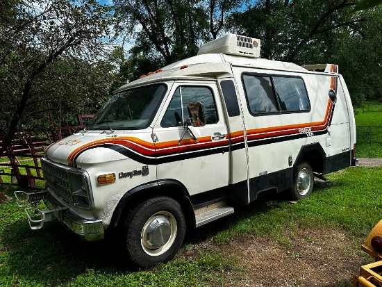 1982 Chevrolet G-Series RV Conversion Van - 64,313 Miles on Tach, VIN: 2GBGG31M6C4136514 - No Keys