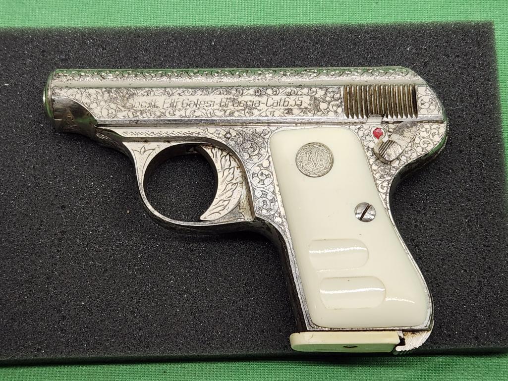 Armi Galesi-Brescia Model 505/B Chromed, Engraved | Proxibid