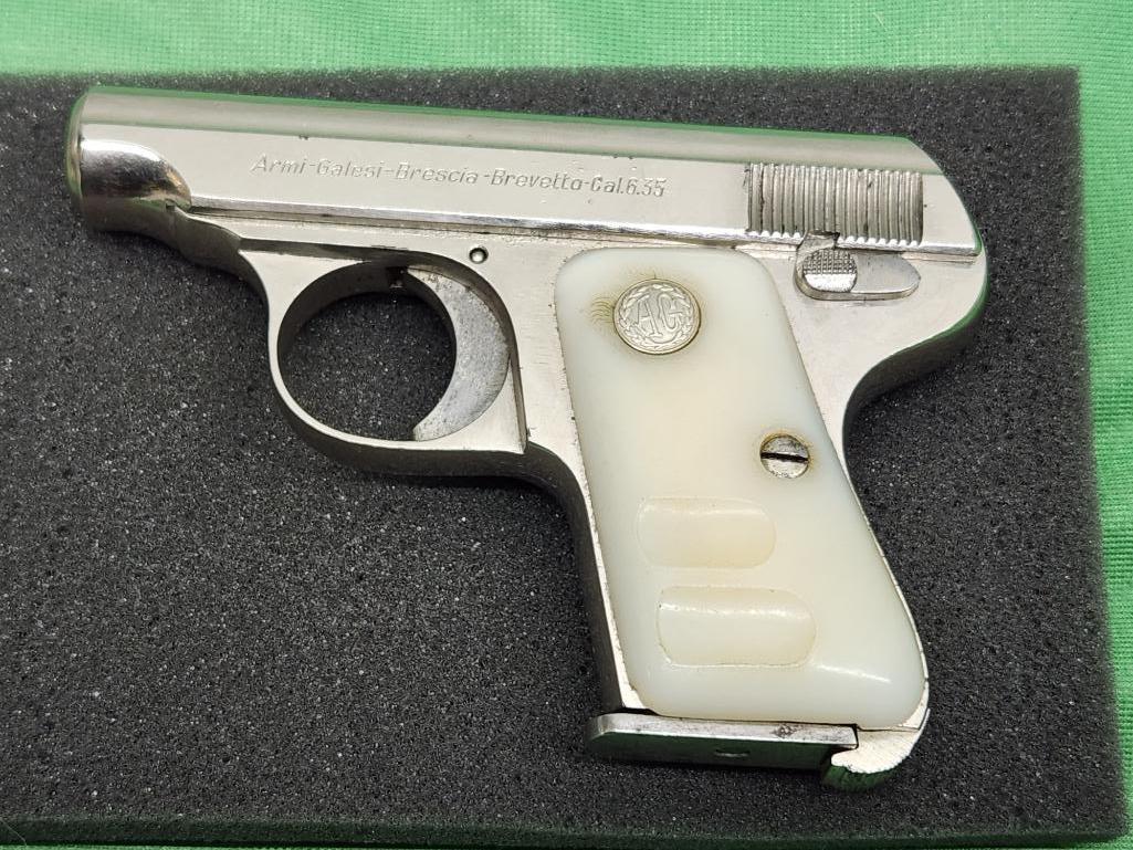 Armi Galesi-Brescia Model 504 Chromed .25 ACP | Proxibid