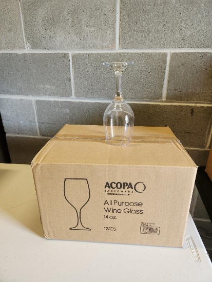 Acopa All Purpose White Wine Glasses, 14oz