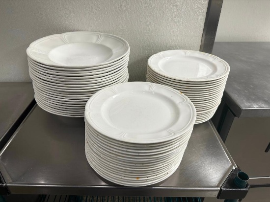 40 Round Steelite Plates 2012 / 25 Round Steelite Pasta Bowls 2016