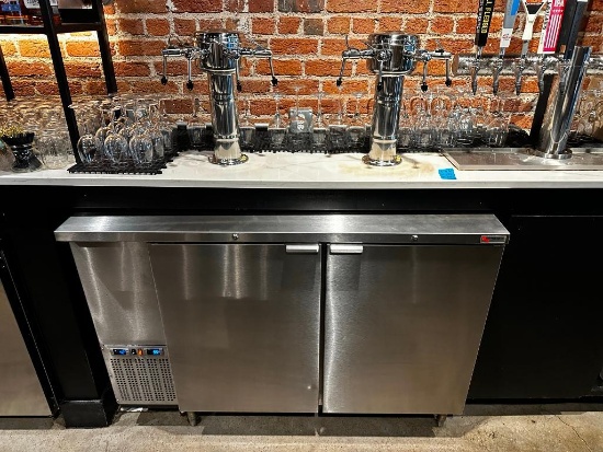 Micromatic Model MDD-58W S 2-Section Worktop Wine Dispenser w/ 2 Wine Tap Towers