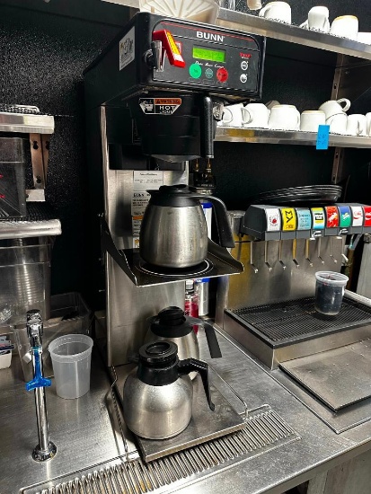 BUNN Model ITCB-DV, 29inTRK 6HL-QTEA FNL Coffee / Ice Tea Brewer