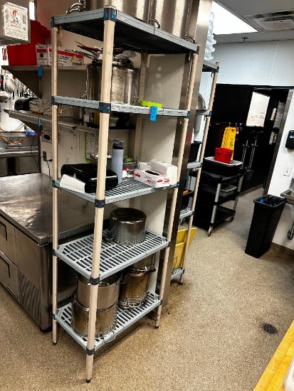 Metro Max Commercial Restaurant Shelving Unit, 86in x 29in x 18in, 5-Shelves