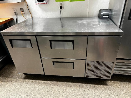 True Model TUC-60-32D-2 2-Drawer, 1 Door Worktop Prep Refrigerator