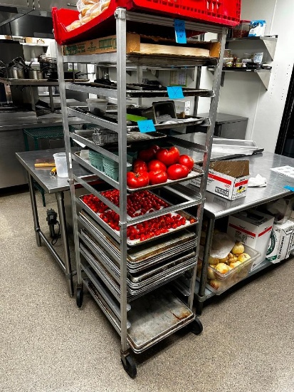 Mobile Speed Rack or Sheet Pan Rack, 20 Pan Capacity by Newage NSF