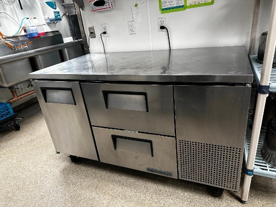 True Model TUC-60-32D-2 2-Drawer, 1 Door Worktop Prep Refrigerator