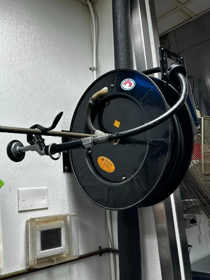 High-Power Water Hose and Hose Reel, Wall-Mount