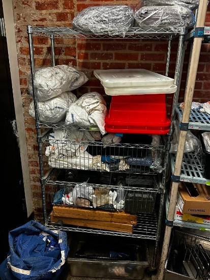 Mobile NSF Restaurant Shelving Unit 72in x 36in x 18in