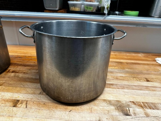 Lot of 2 Induction Stock Pots - 12 Quart