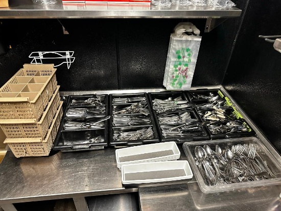 Large Selection of Commercial Restaurant Silverware, Cycle Through Images for Details