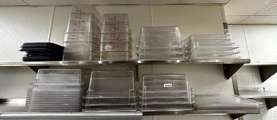 Large Quantity of Cambro Food Containers, Lids and Containers w/ Lids, See Images for Detail