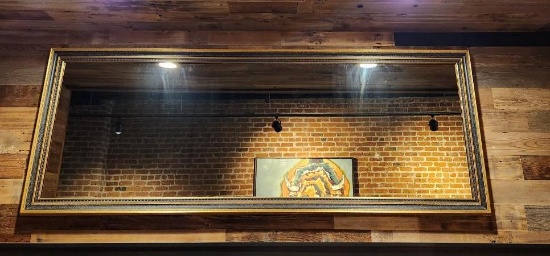 Wall-Mount Mirror in Frame, 8ft x 3ft - 84in x 36in