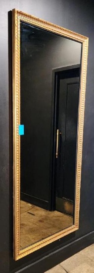 Full Length Mirror in Gilt Frame, 76in x 34in