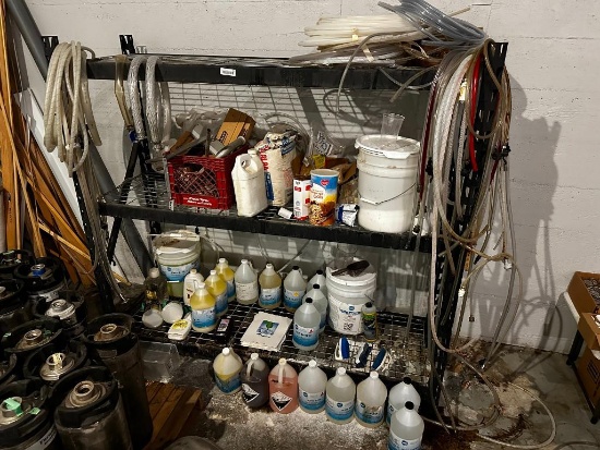 Group of Chemicals, Several New Jugs; ultra Niter, X-Puma, Lactic Acid, Cell-R-Mastr, Acid Brite