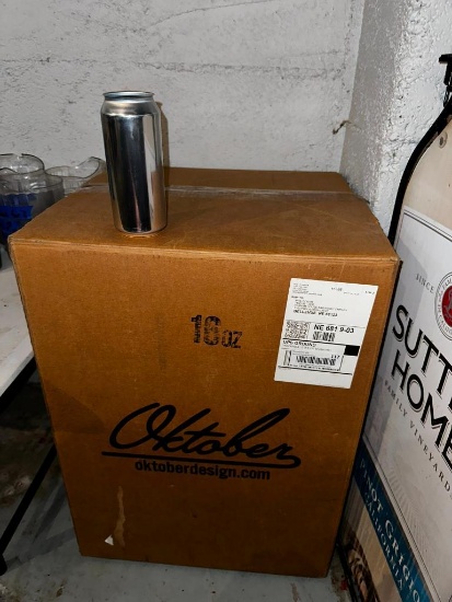 Case of 16oz Beer Can Stock